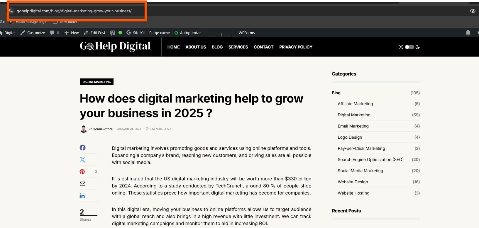 digital marketing business